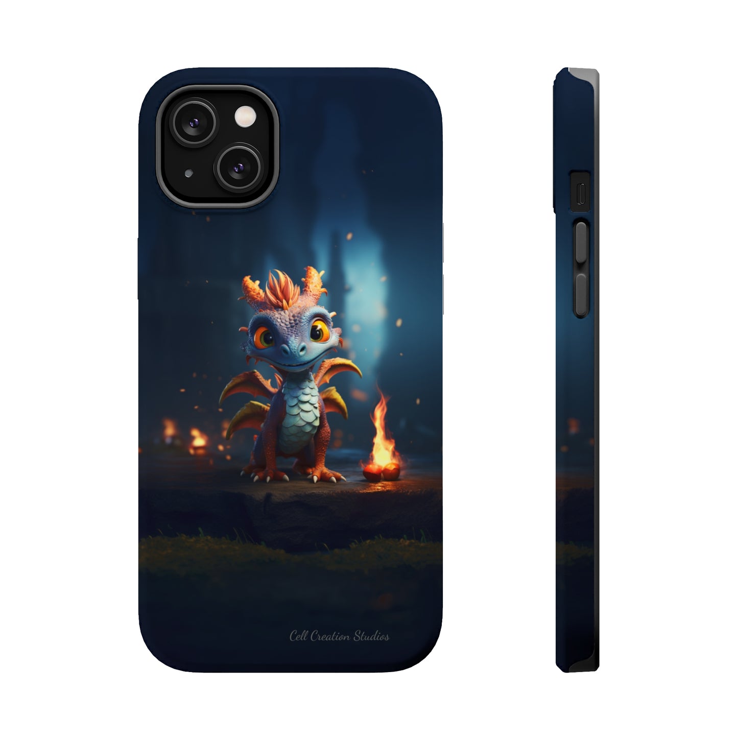 Introducing the "Azure Dragon" Cell Phone Case – Unleash Mythical Marvels -MagSafe Tough Cases