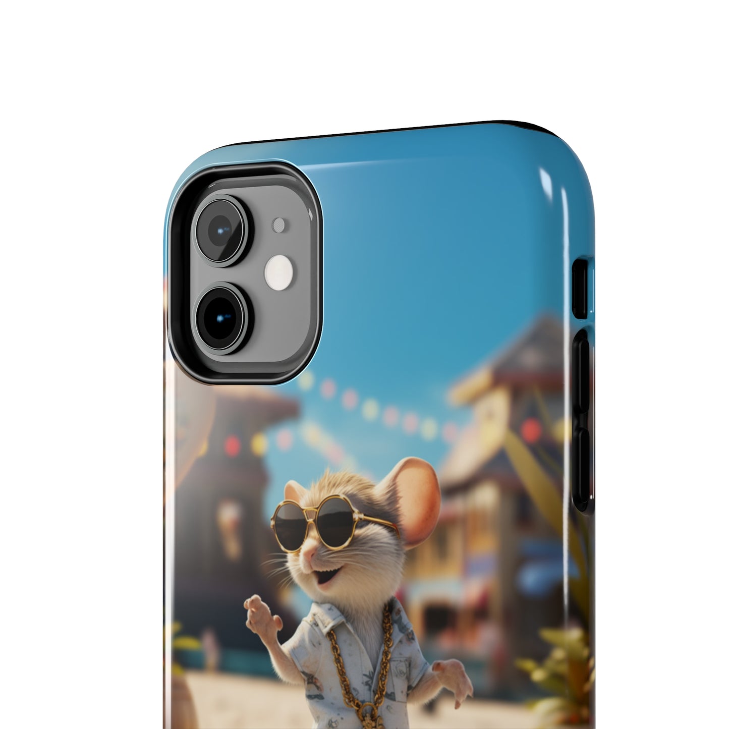 Introducing the "Groovy Mouse Rockstar" Cell Phone Case – Rock to the Beat of Coolness -Tough Phone Cases