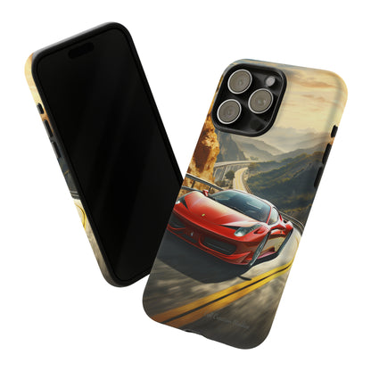 "Mountain Majesty Ferrari Edition" -Tough iPhone Cases