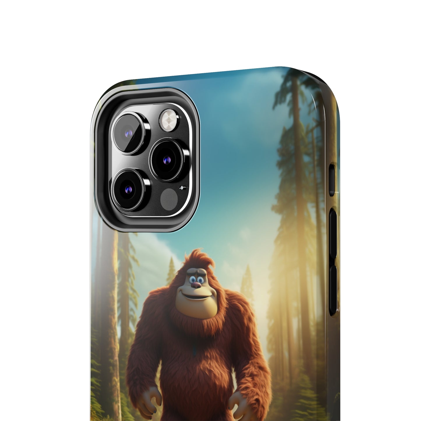 The "Trail Trekker" Bigfoot Cartoon Phone Case -Tough Phone Cases