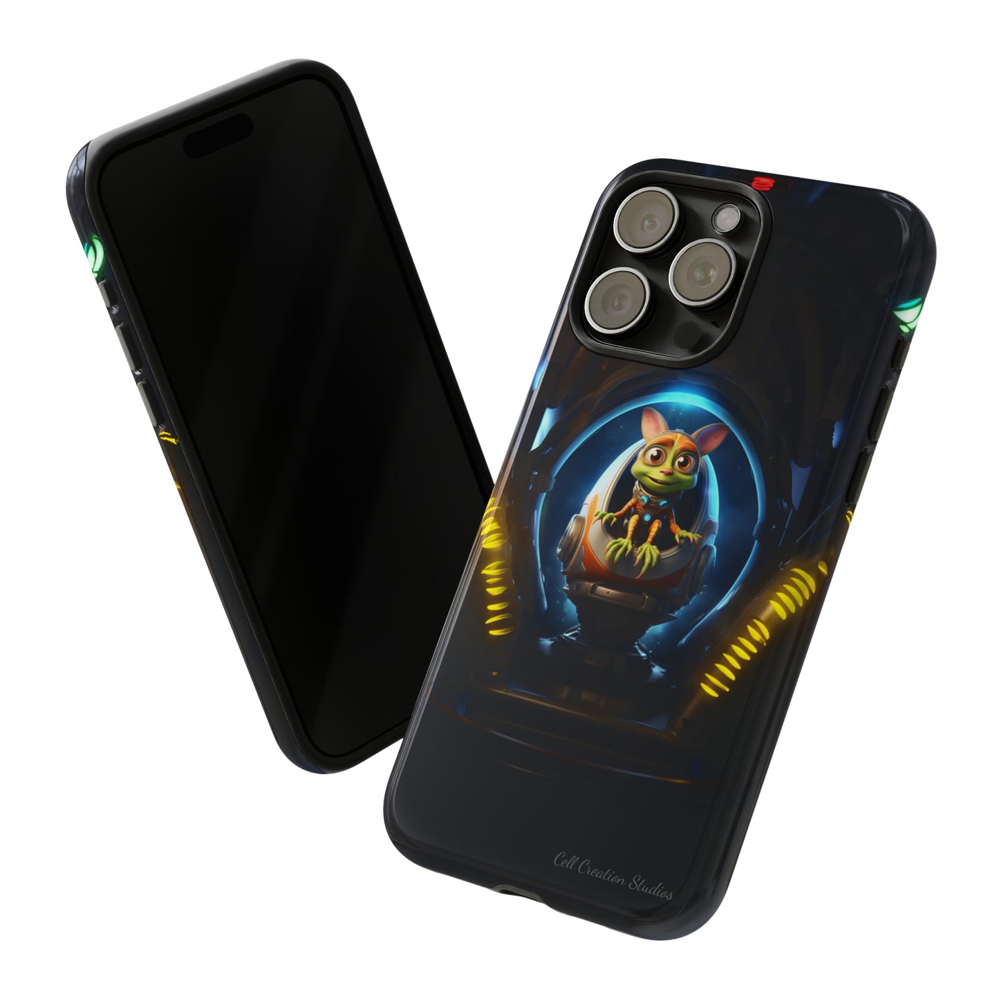 The "Galactic Explorer Alien Spaceship" Phone Case -Tough Cases