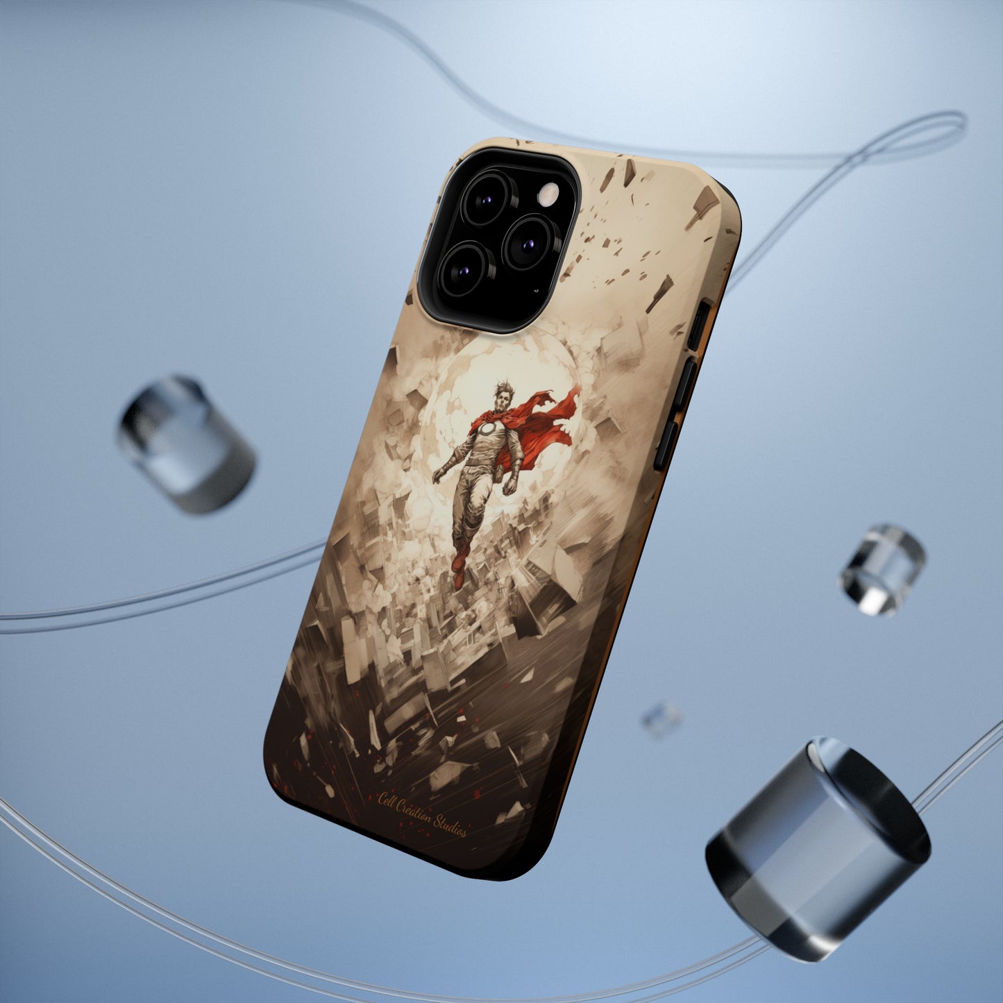 Introducing the "Heroic Guardian" Cell Phone Case – Unleash Your Inner Superhero with Captivating Design -MagSafe Tough Cases