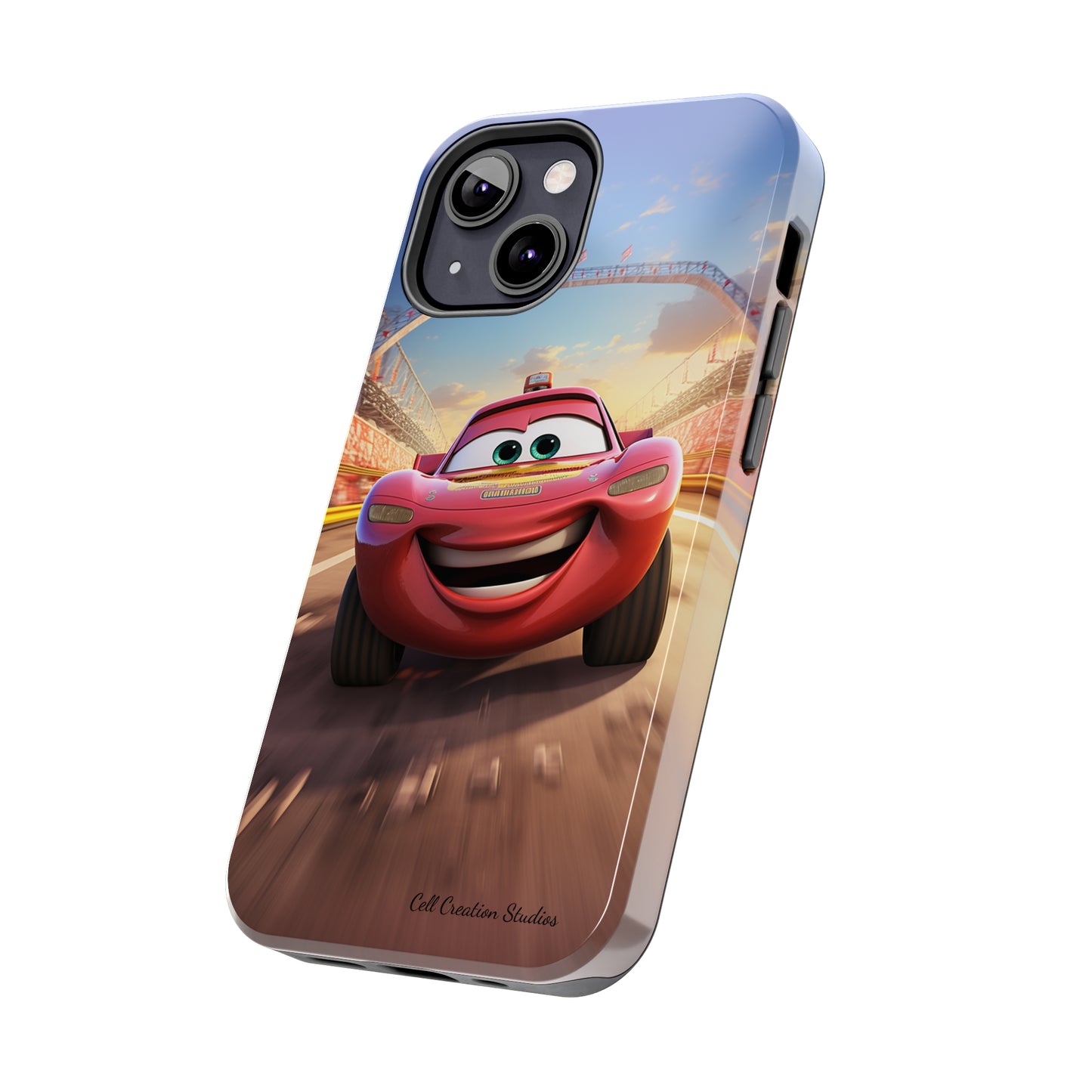 The "Smiling Red Racer" Phone Case -Tough Phone Cases