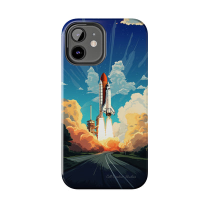 Introducing the "NASA Space Shuttle Launch" Cell Phone Case – Elevate Your Style to New Heights -Tough Phone Cases