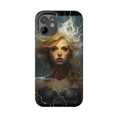 Introducing the "Electrifying Beauty" Cell Phone Case – Sparks of Style and Power -Slim Phone Cases