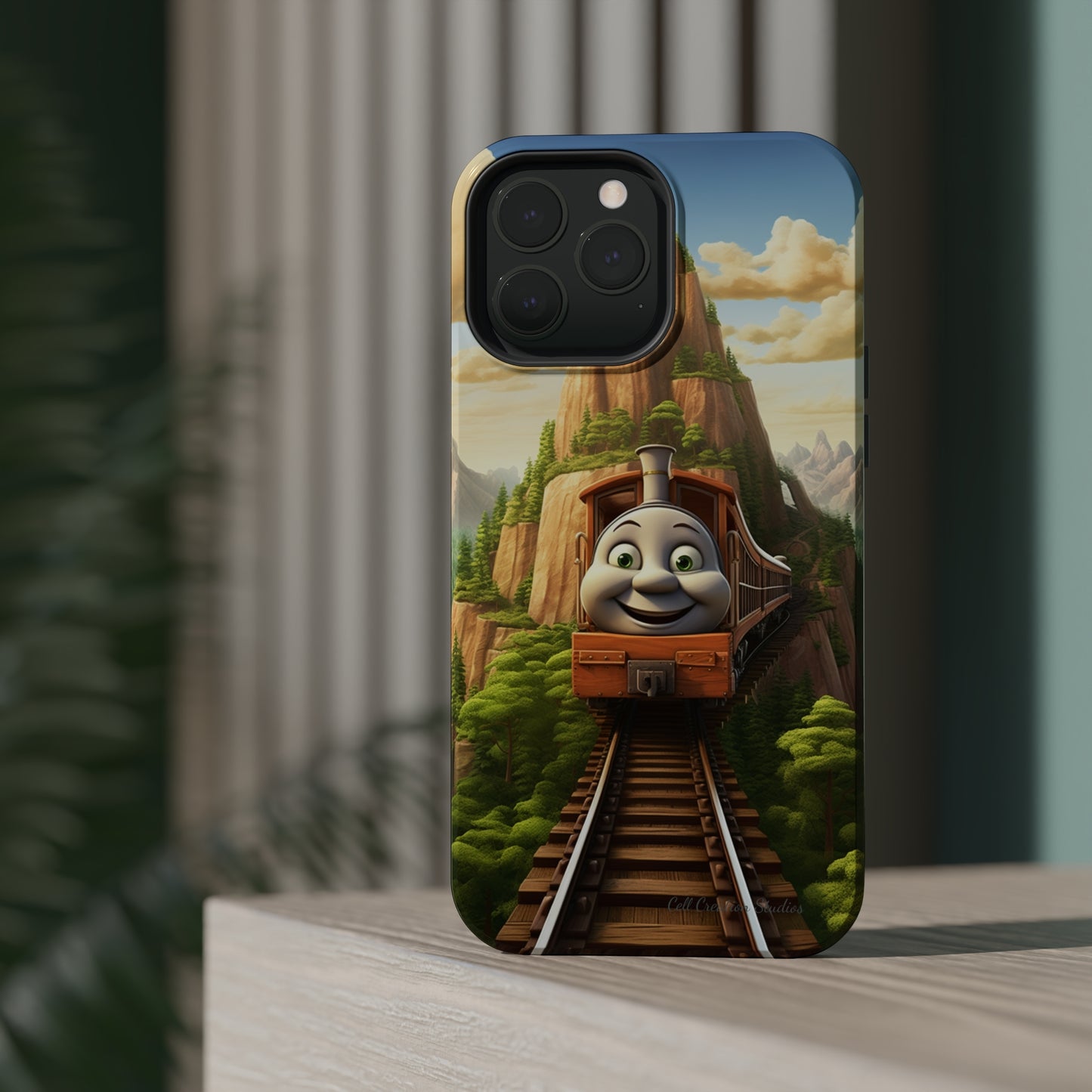 The "Mountain Journey Train" Character Phone Case -MagSafe Tough Cases