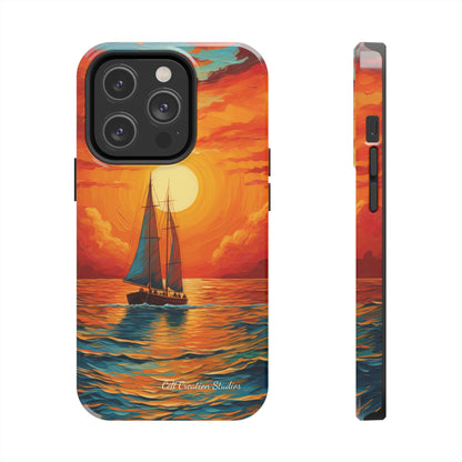 "Sailboat Sunset" -Tough iPhone Cases