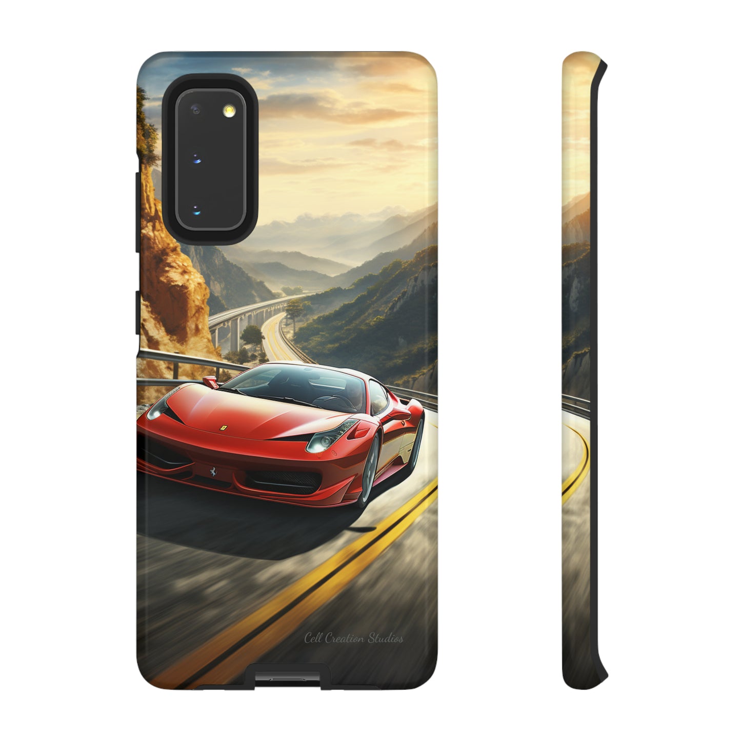 "Mountain Majesty Ferrari Edition" -Tough Samsung Phone Cases