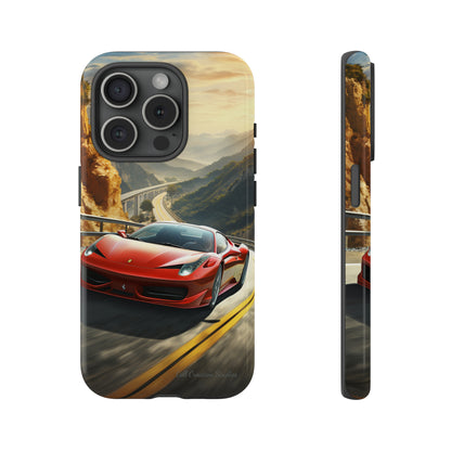 "Mountain Majesty Ferrari Edition" -Tough iPhone Cases