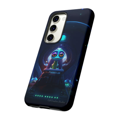 The "Cosmic Cruising Bored Alien" Phone Case -Tough Cases