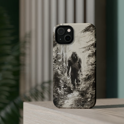 "Bigfoot in the Wilderness" Cell Phone Case – Encounter Bigfoot's Mystery -MagSafe Tough Cases