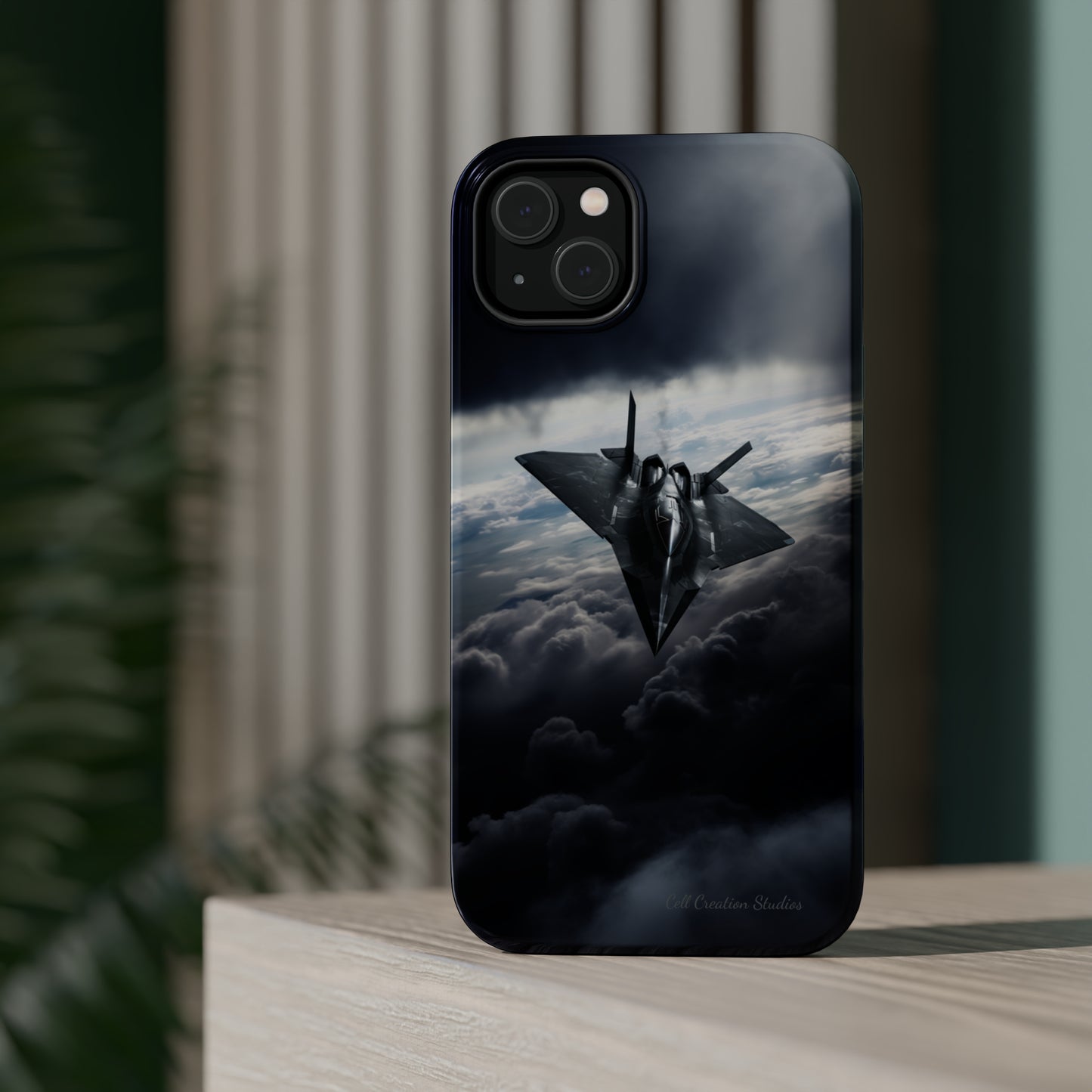 "Stealth Fighter Sky Guardian" Phone Case -MagSafe Tough Cases