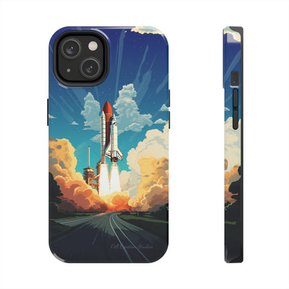 Introducing the "NASA Space Shuttle Launch" Cell Phone Case – Elevate Your Style to New Heights -Tough Phone Cases