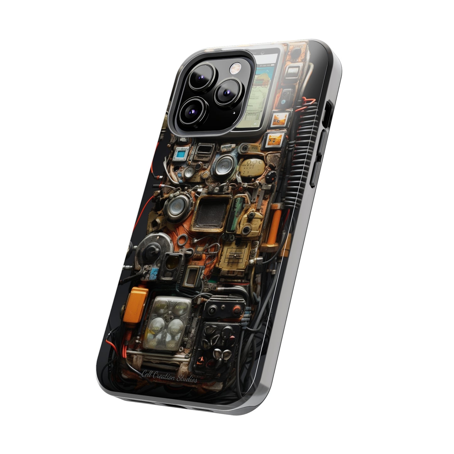 Introducing the "Tech Insight" Cell Phone Case – Explore Inner Workings with Transparent Design -Tough Phone Cases