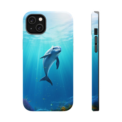 The "Dolphin Serenity" -MagSafe Tough iPhone Cases