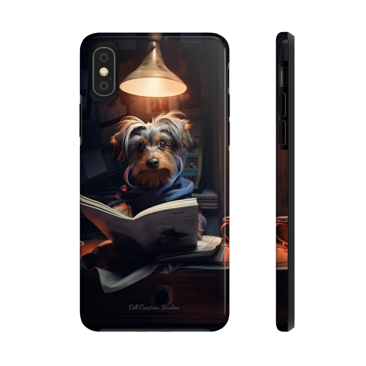 Introducing the "Canine Chronicle" Cell Phone Case – Where Tail-Wagging Tales Unfold! -Tough Phone Cases