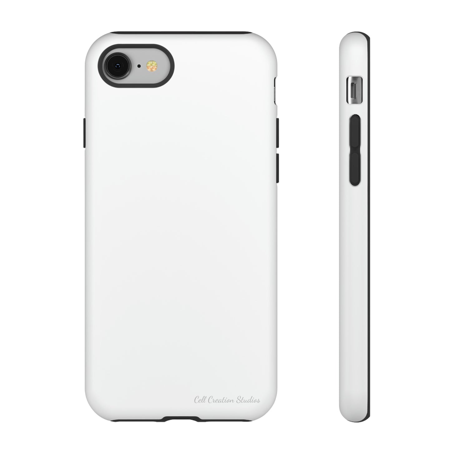 "Pure Elegance White" -Tough iPhone Cases