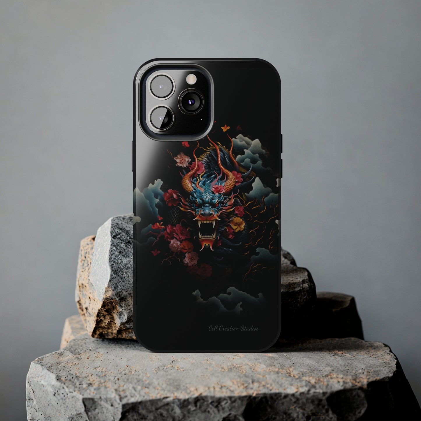 Introducing the "Japanese Dragon Majesty" Cell Phone Case – Embrace the Legend in Style -Tough Phone Cases