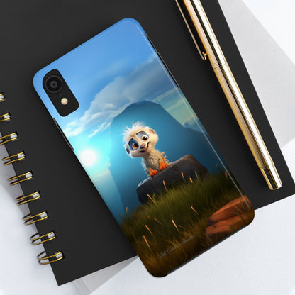 Introducing the "Mountain Explorer Buddy" Cell Phone Case – Embark on Adventures with an Animated Cute Animal -Tough Phone Cases