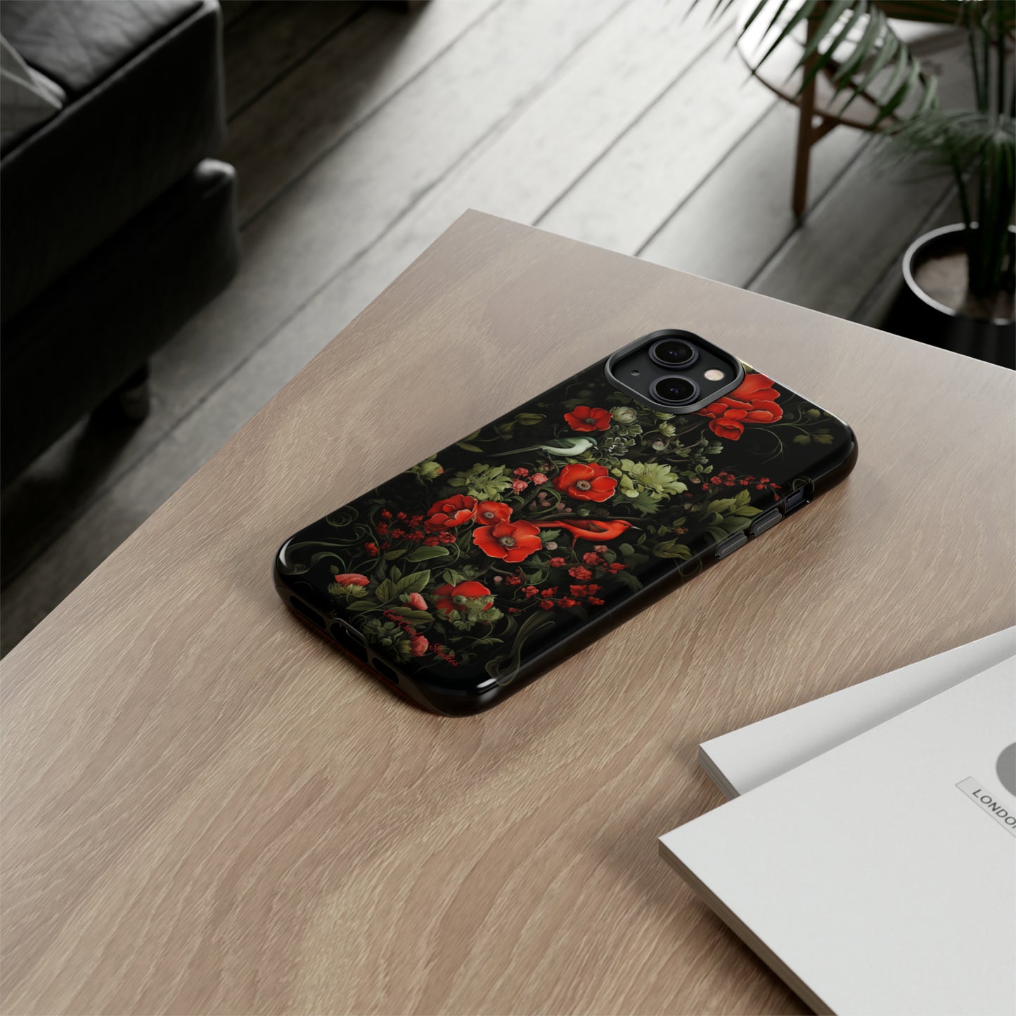 "Floral Serenade Elegance" -Tough iPhone Cases