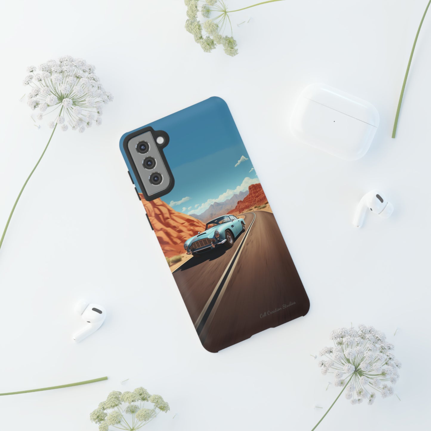 "Silver Racing Legend" -Tough Samsung Phone Cases