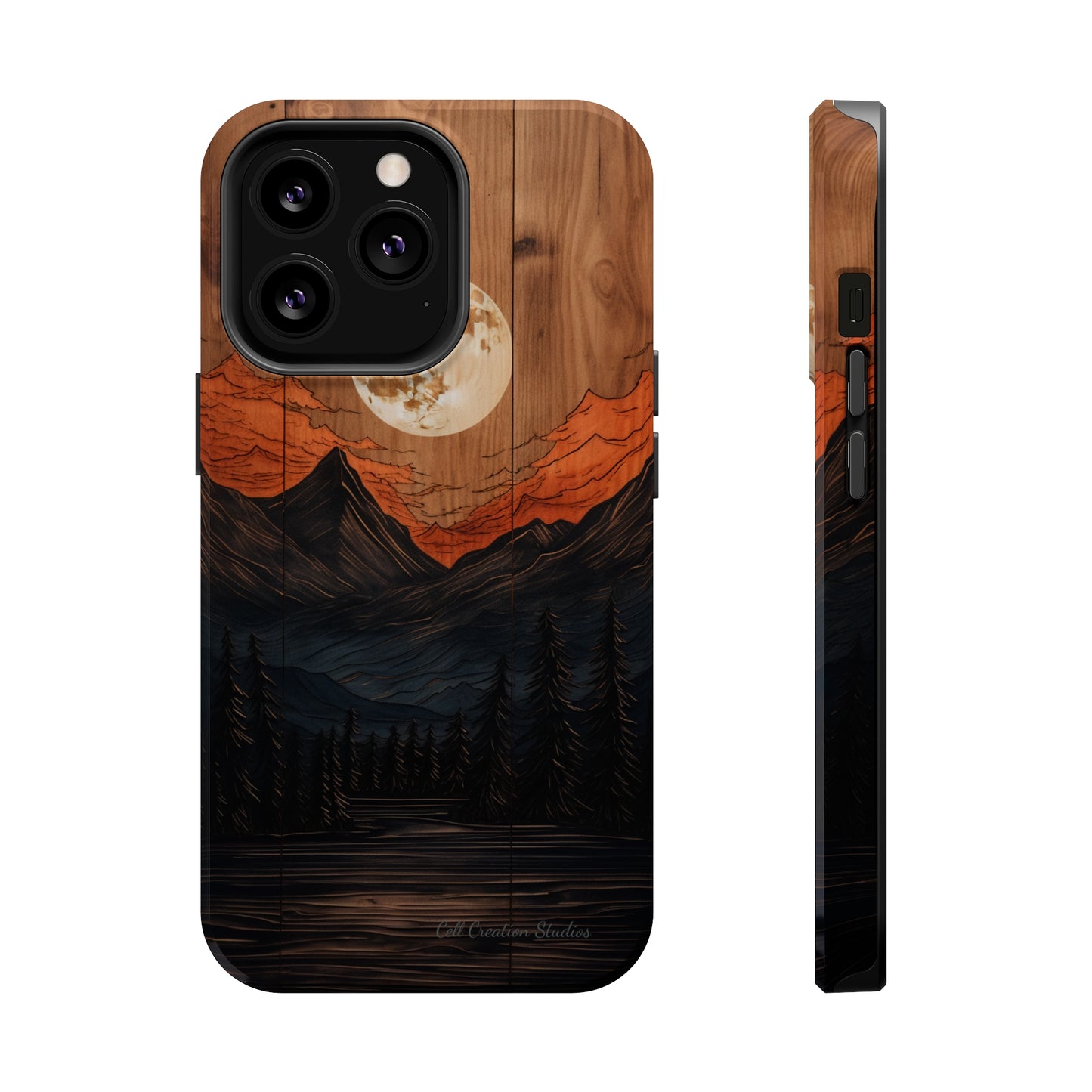 "Elevate Your Style with the Mountain Moonlight Phone Case" -MagSafe Tough Cases