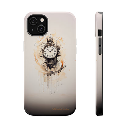 Introducing the "Elegant Clockwork" Cell Phone Case – Embrace Timekeeping with Style and Grace -MagSafe Tough Cases