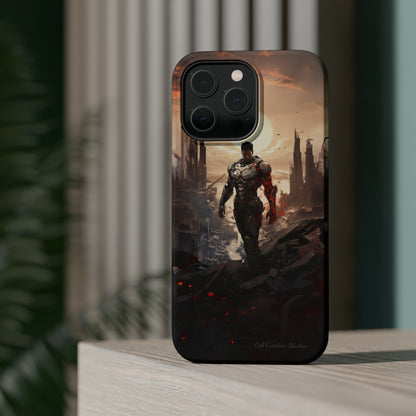 Introducing the "Cyber Guardian" Cell Phone Case – Embrace Futuristic Heroism -MagSafe Tough Cases