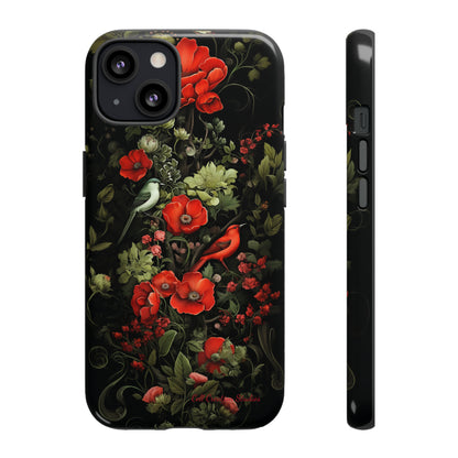 "Floral Serenade Elegance" -Tough iPhone Cases