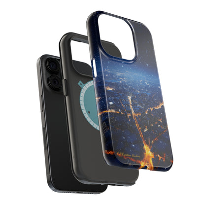 "Urban Snowfall Glow" -MagSafe Tough iPhone Cases