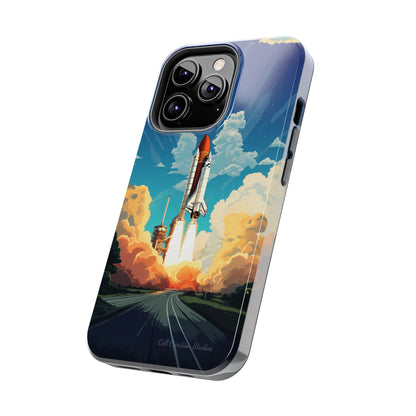 Introducing the "NASA Space Shuttle Launch" Cell Phone Case – Elevate Your Style to New Heights -Tough Phone Cases