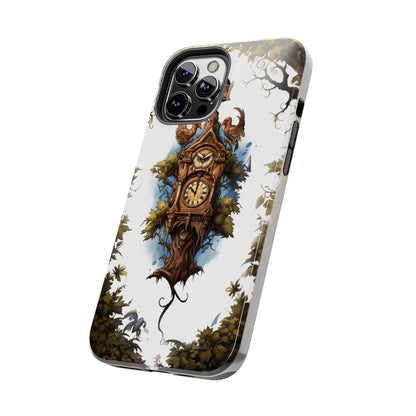 Introducing the "Timeless Charm Cuckoo Clock" Cell Phone Case – Embrace Vintage Elegance -Tough Phone Cases