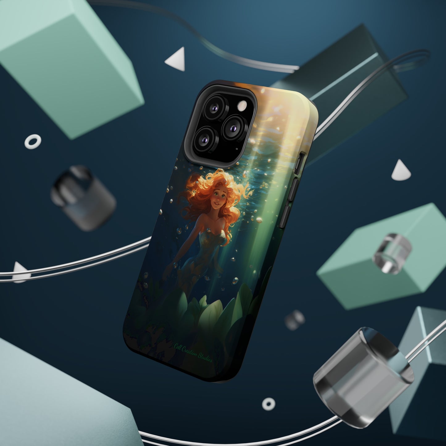 Dive into Enchantment with Our "Ariel Little Mermaid" Phone Case -MagSafe Tough Cases