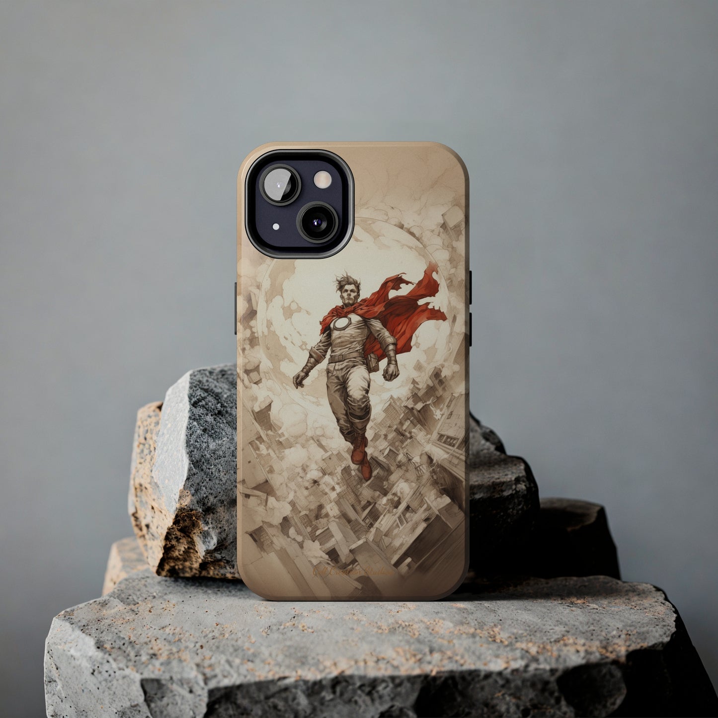 Introducing the "Heroic Guardian" Cell Phone Case – Unleash Your Inner Superhero with Captivating Design -Tough Phone Cases