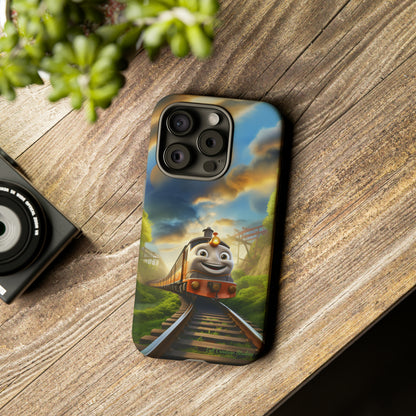 The "Smiling Express Train" Phone Case -Tough Cases