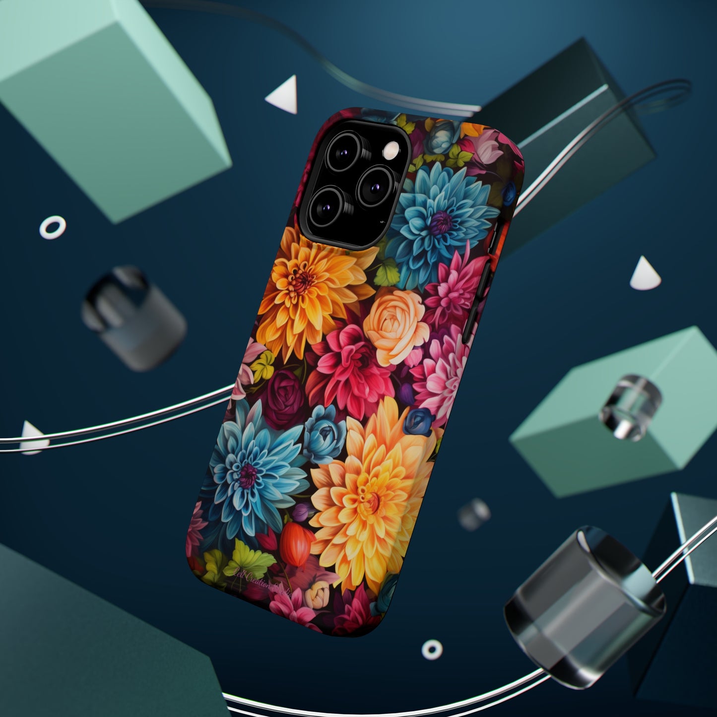 Introducing the "Floral Harmony" Cell Phone Case – Elevate Your Style with Nature's Grace -MagSafe Tough Cases