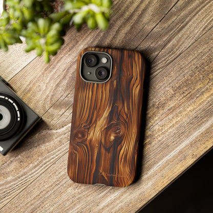 "Wood Grain Elegance"  -Tough iPhone Cases