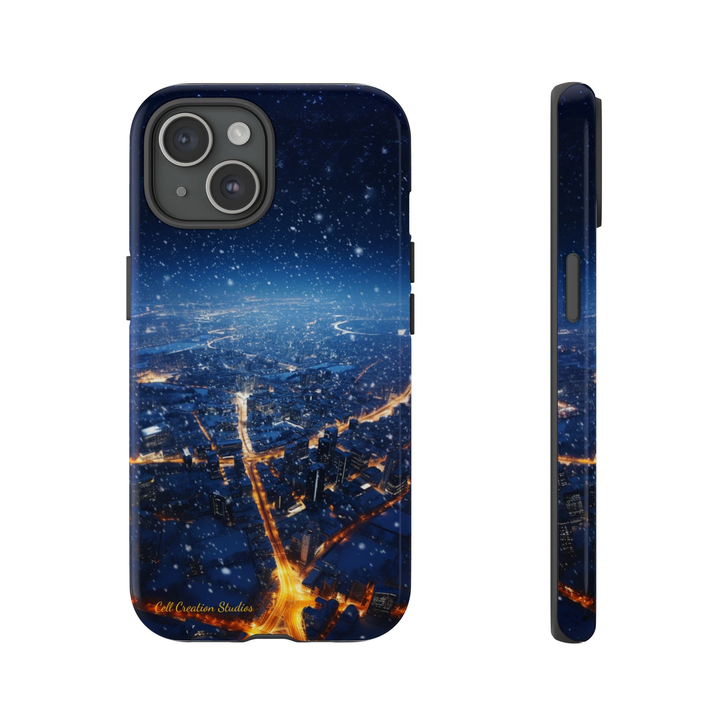 "Urban Snowfall Glow" -Tough iPhone Cases