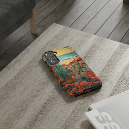 "Desert Bloom Embroidery" -Tough Samsung Cases