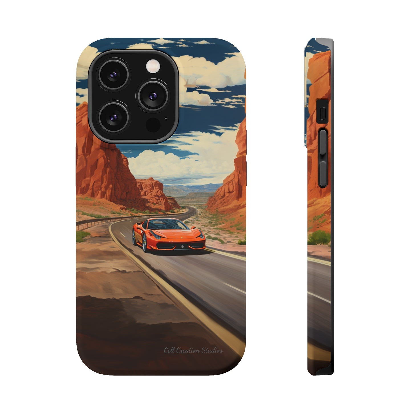 "Desert Racer Ferrari Edition" -MagSafe Tough iPhone Cases