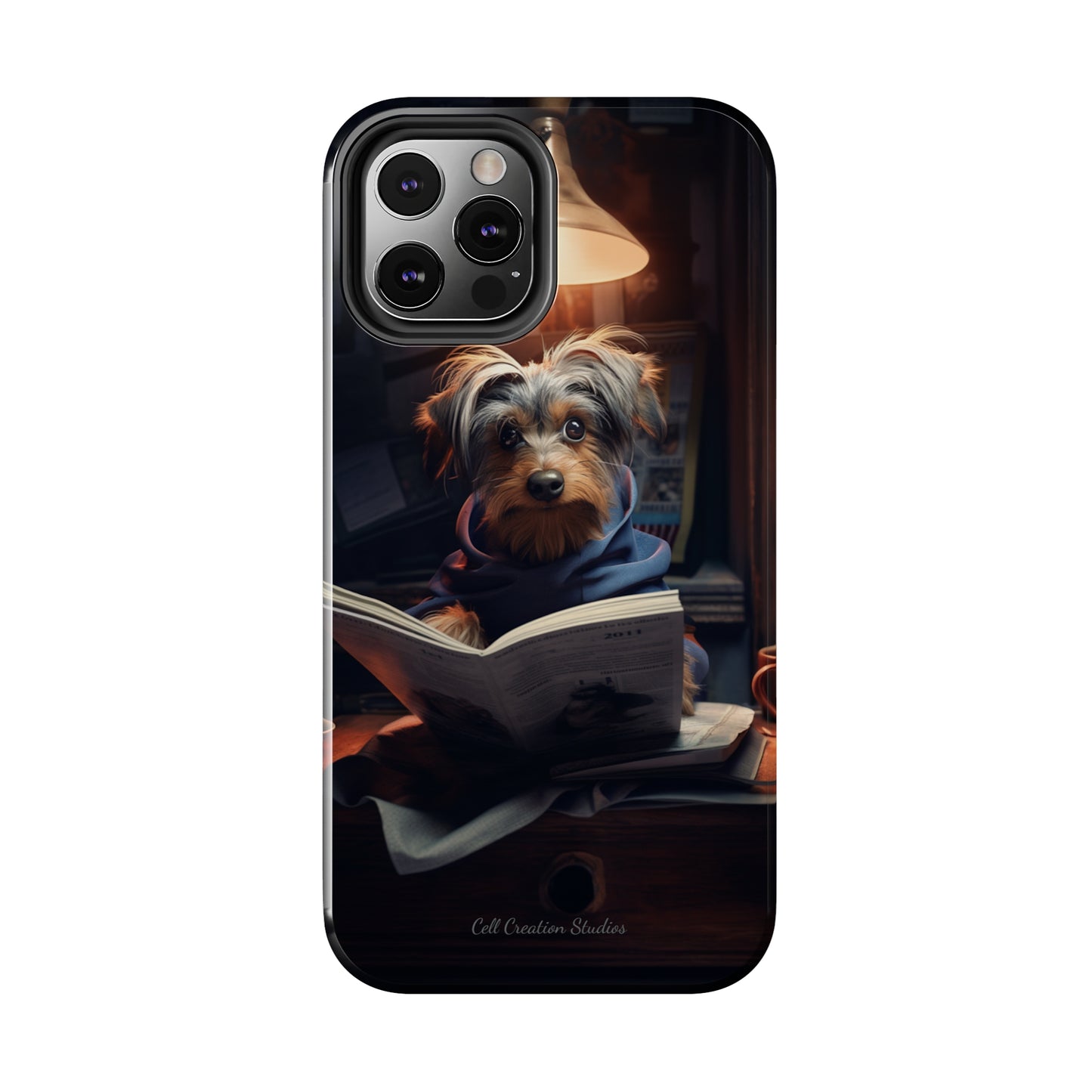 Introducing the "Canine Chronicle" Cell Phone Case – Where Tail-Wagging Tales Unfold! -Tough Phone Cases