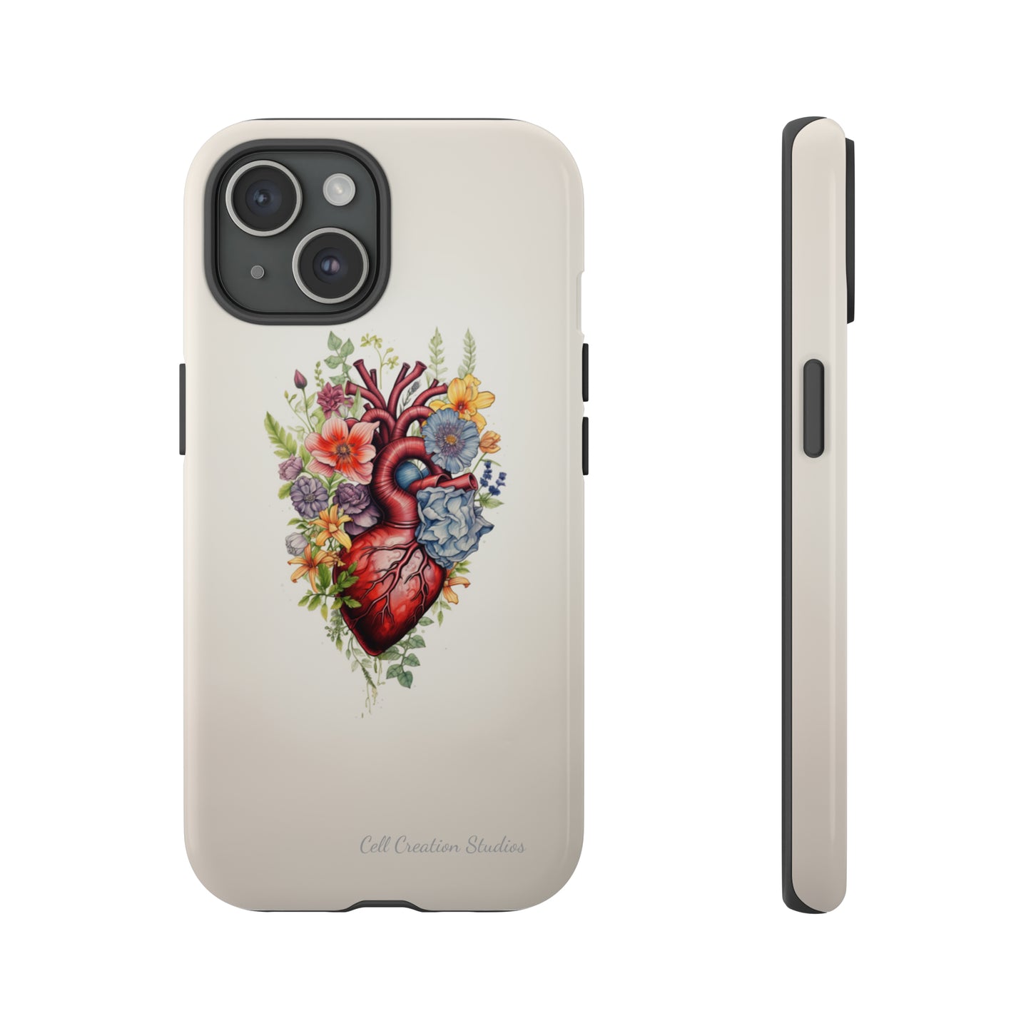 "Blooming Hearts" -Tough iPhone Cases