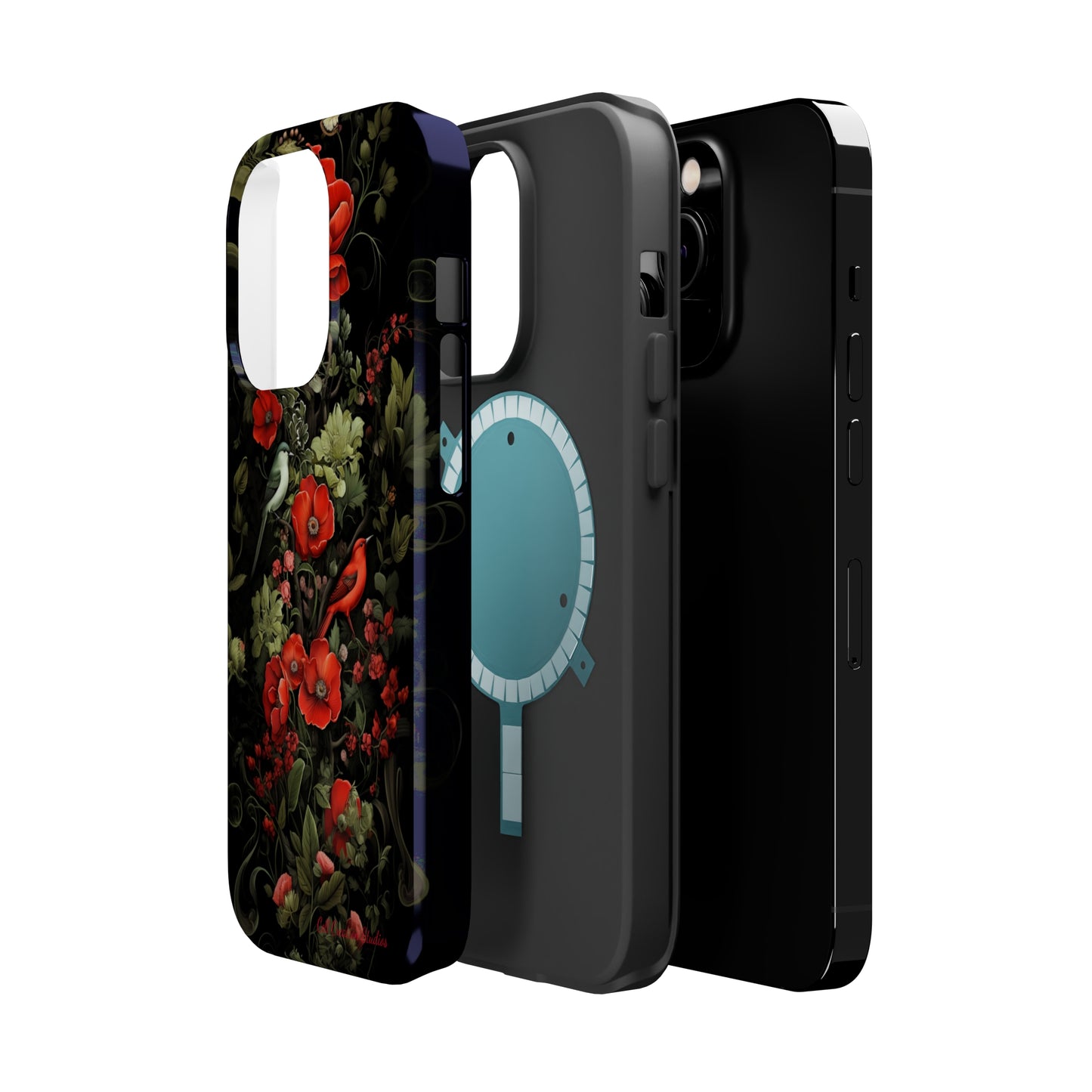 "Floral Serenade Elegance" -MagSafe Tough iPhone Cases