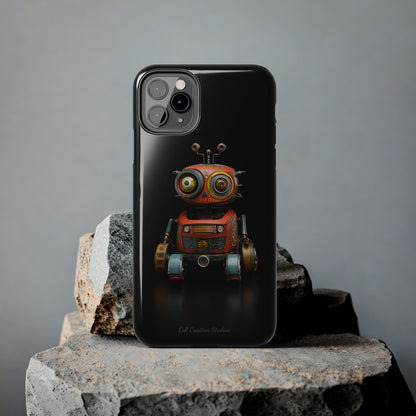 Introducing the "Toy Robot Delight" Cell Phone Case – Embrace Nostalgia with a Playful Robotic Companion! -Tough Phone Cases