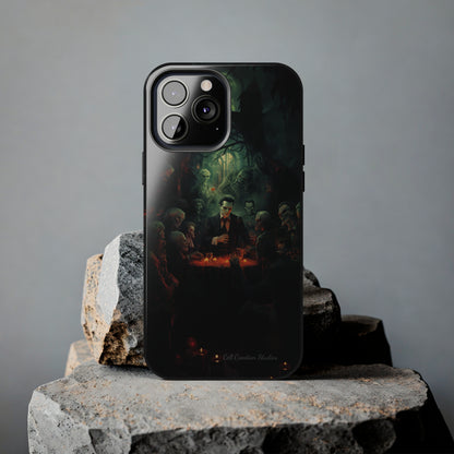 Introducing the "Ghoulish Gala" Cell Phone Case – Dracula's Halloween Soiree -Tough Phone Cases