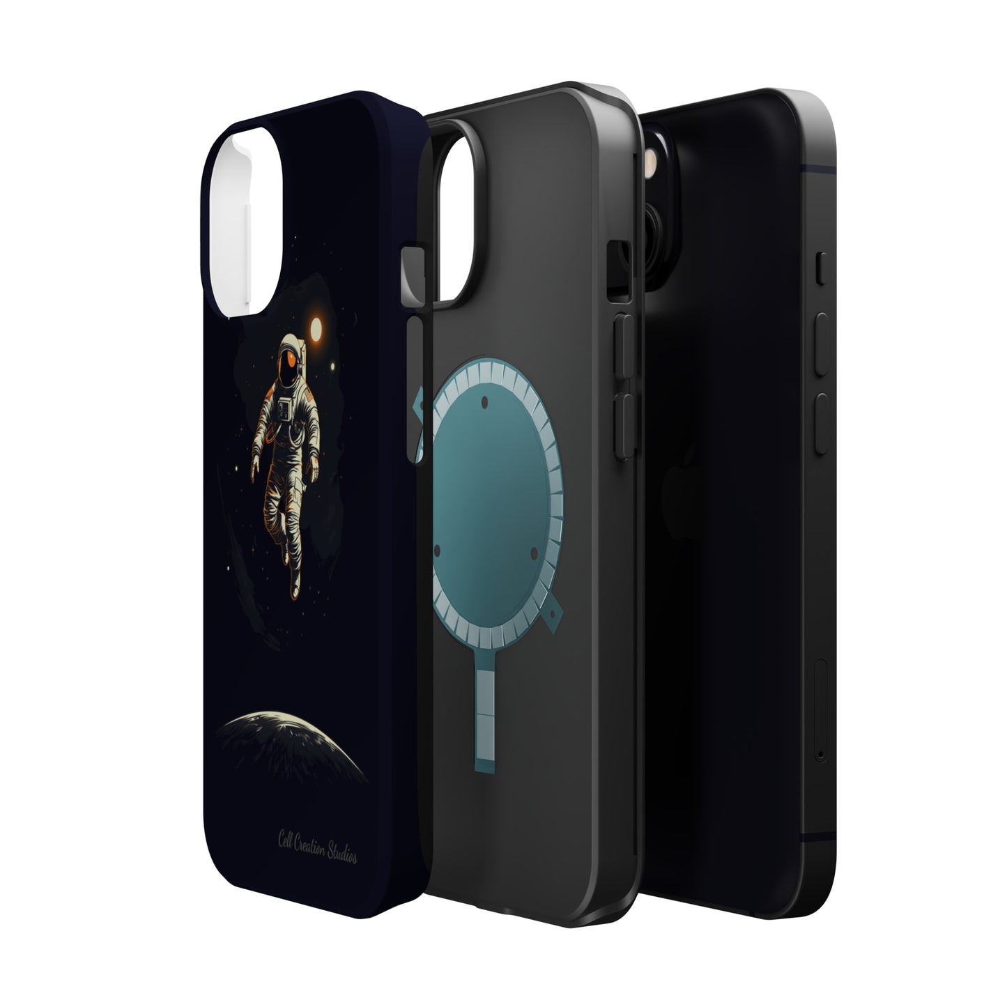 "Cosmic Explorer Astronaut" -MagSafe Tough iPhone Cases