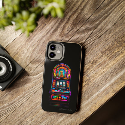 Introducing the "Vibrant Slot Frenzy" Cell Phone Case – Experience the Thrill of Colors and Luck -Tough Phone Cases