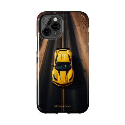 Introducing the "Desert Speedster" Cell Phone Case – Feel the Thrill of a Ferrari Racing through the Desert! -Tough Phone Cases