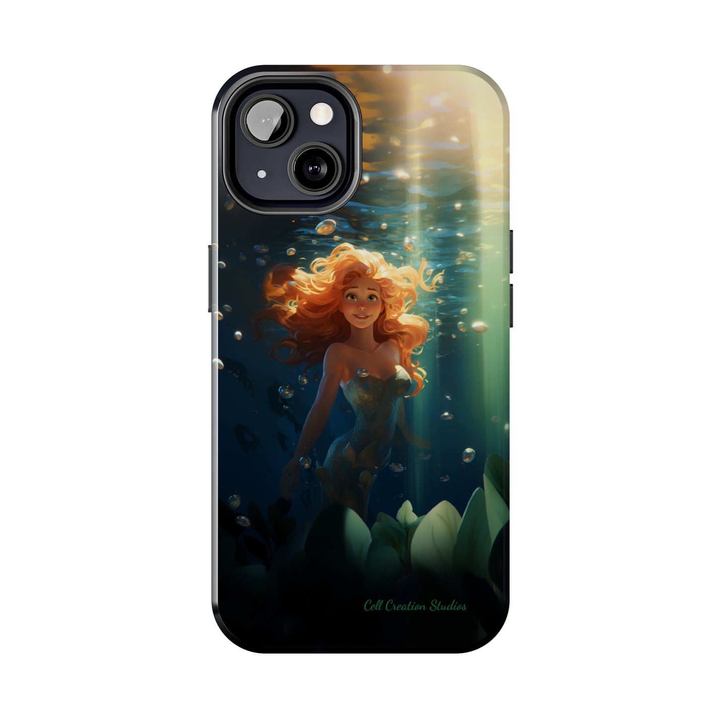 Dive into Enchantment with Our "Ariel Little Mermaid" Phone Case -Tough Phone Cases