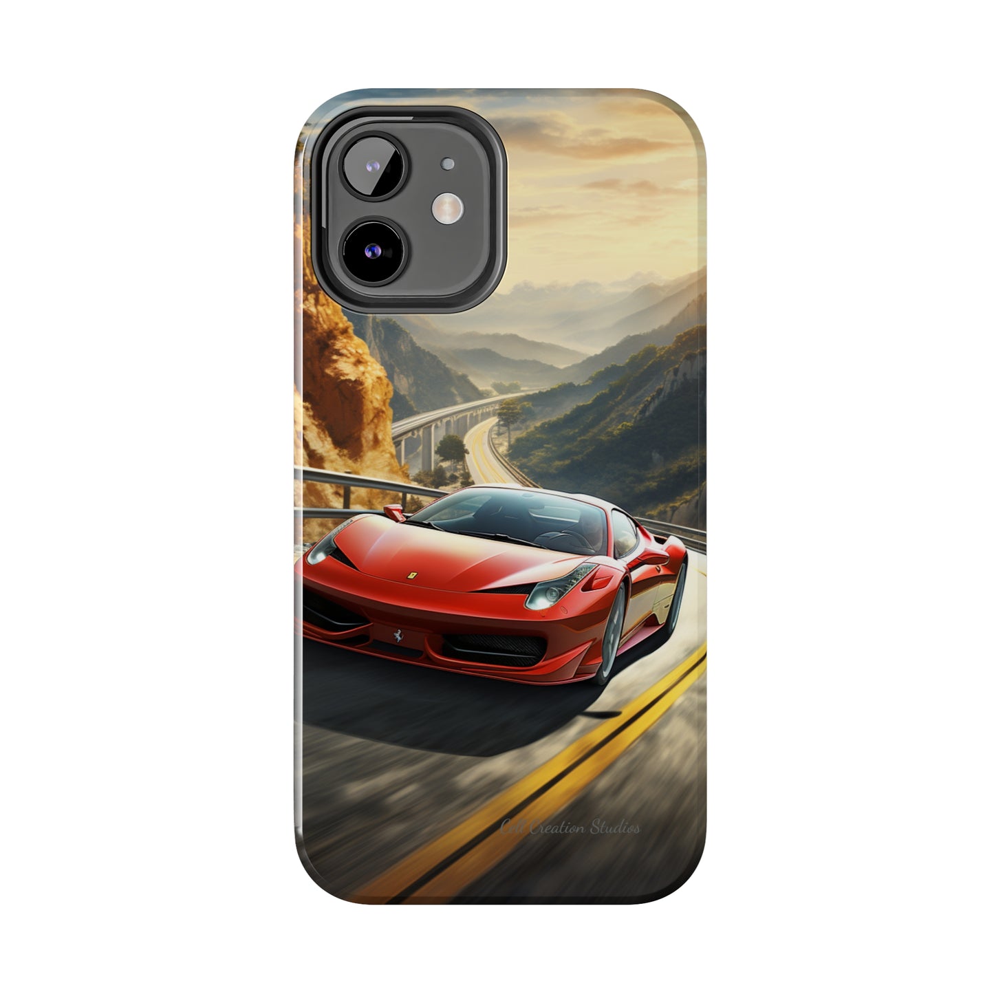 "Mountain Majesty Ferrari Edition" -Tough iPhone Cases